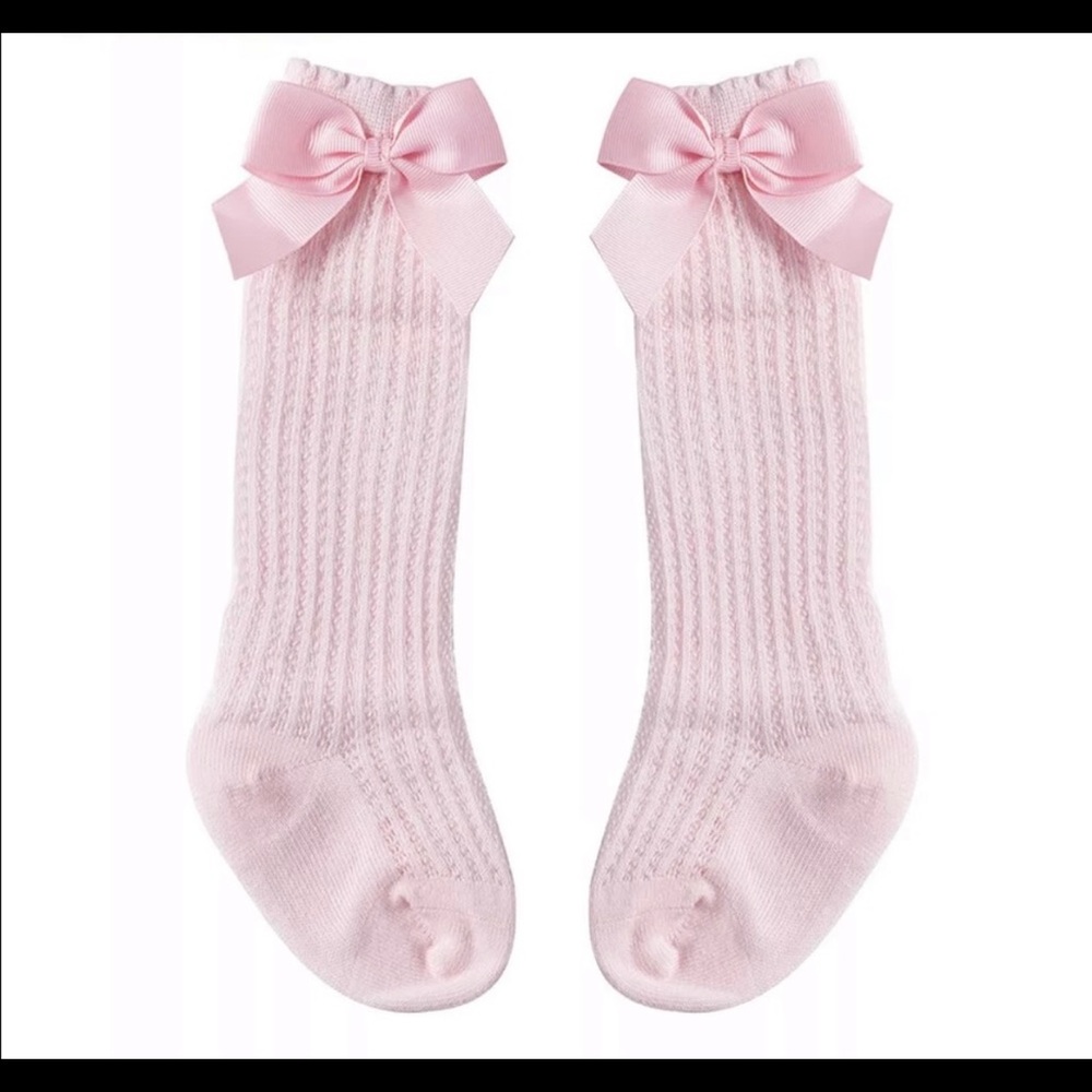 5 Pairs Knee high Socks for baby girls - Picture 11 of 16
